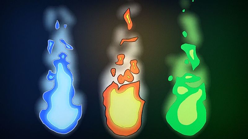 Animating a Flame with Grease Pencil