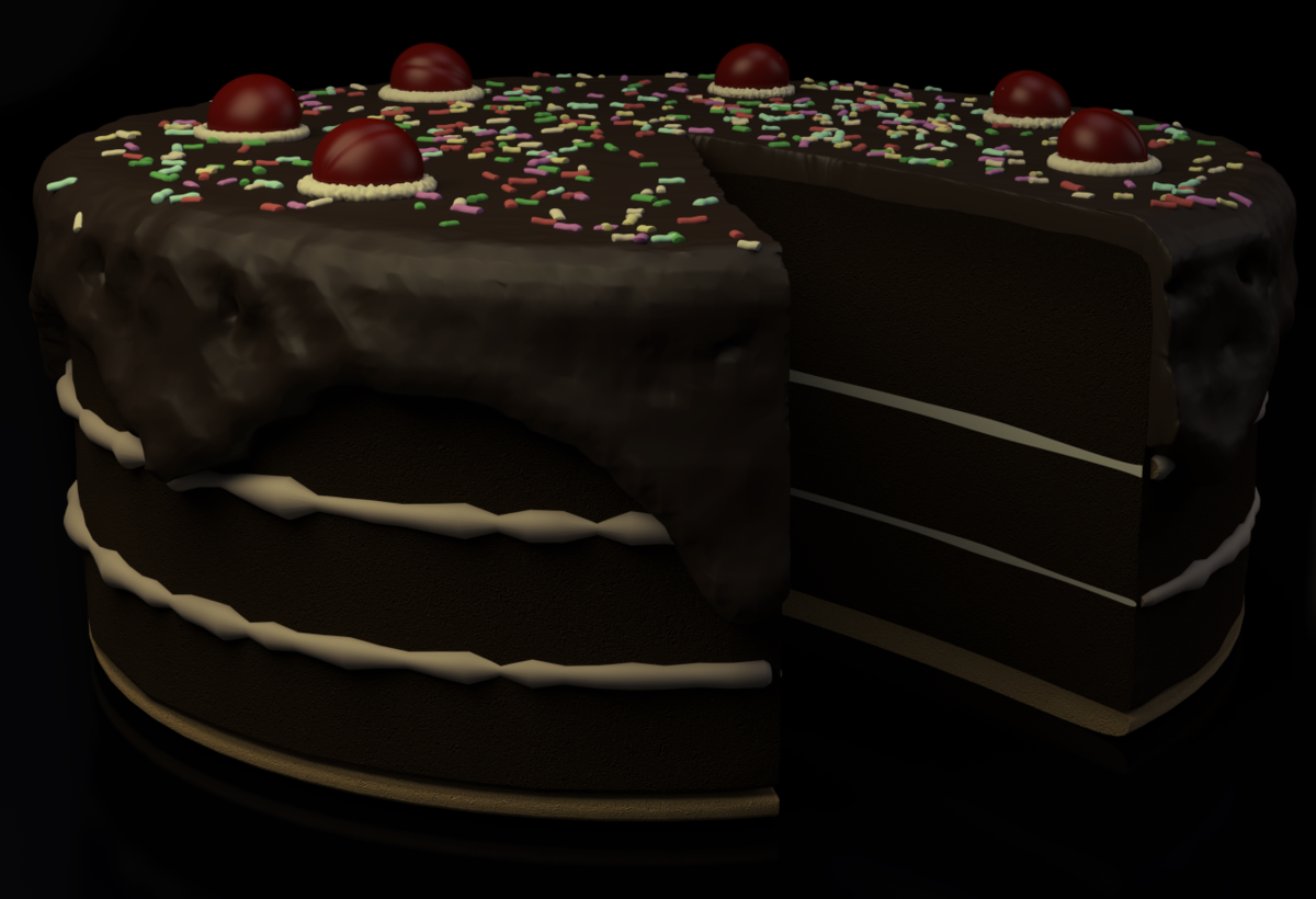 Blender Birthday Cake Cg Cookie Blender Birthday Cake Cg Cookie